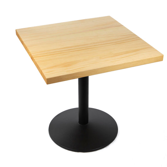 30" x 30" solid pine wood restaurant cafe table