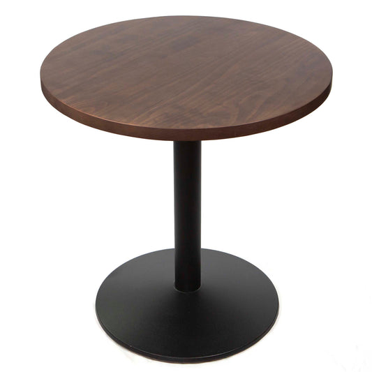 solid pine wood round restaurant tables