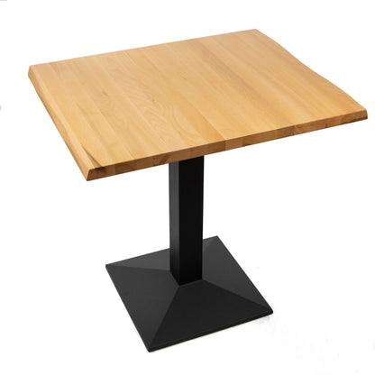 24" x 30" solid European beech hardwood restaurant cafe table