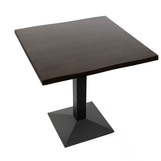 30 x 30" solid European beech hardwood restaurant cafe table