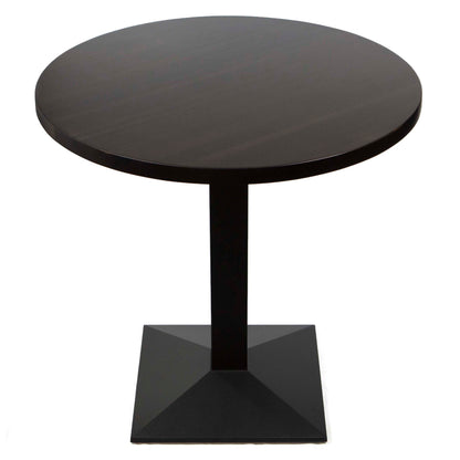 30" round solid European beech hardwood restaurant cafe table