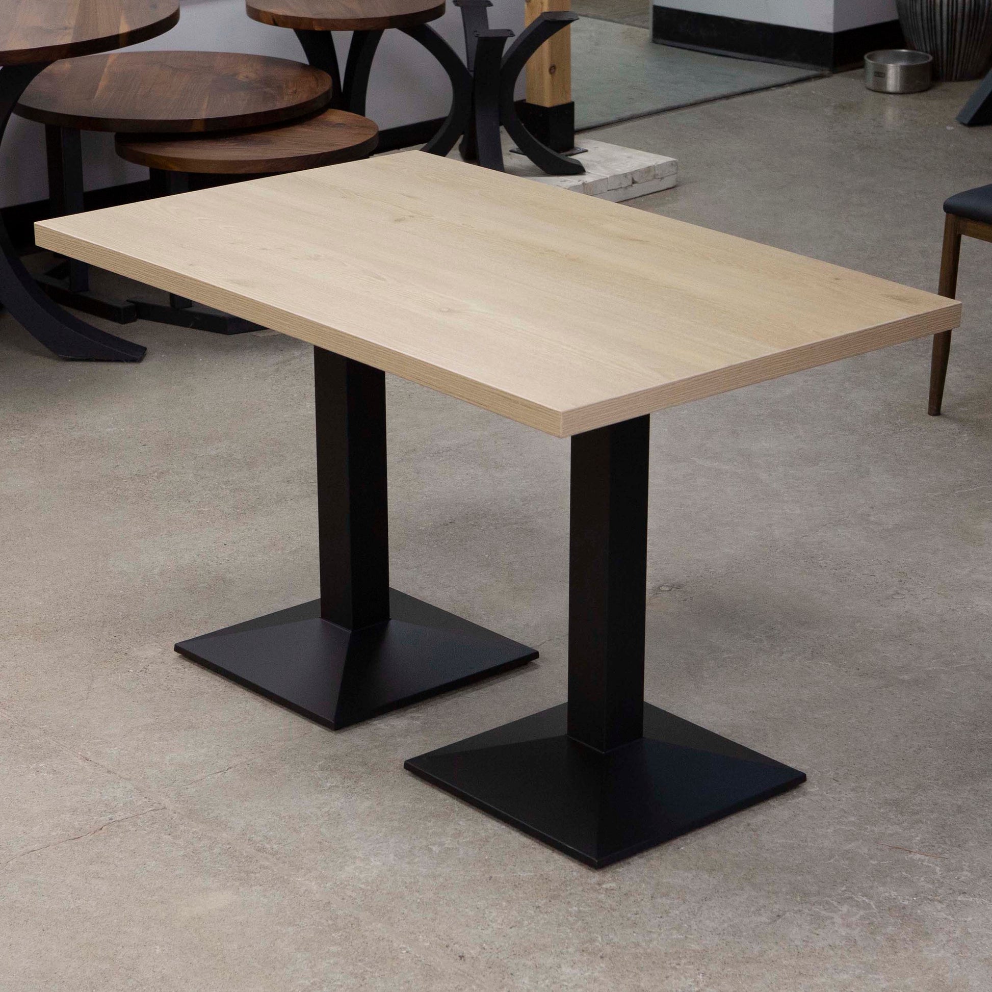 melamine board restaurant table