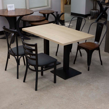 restaurant tables and chairs