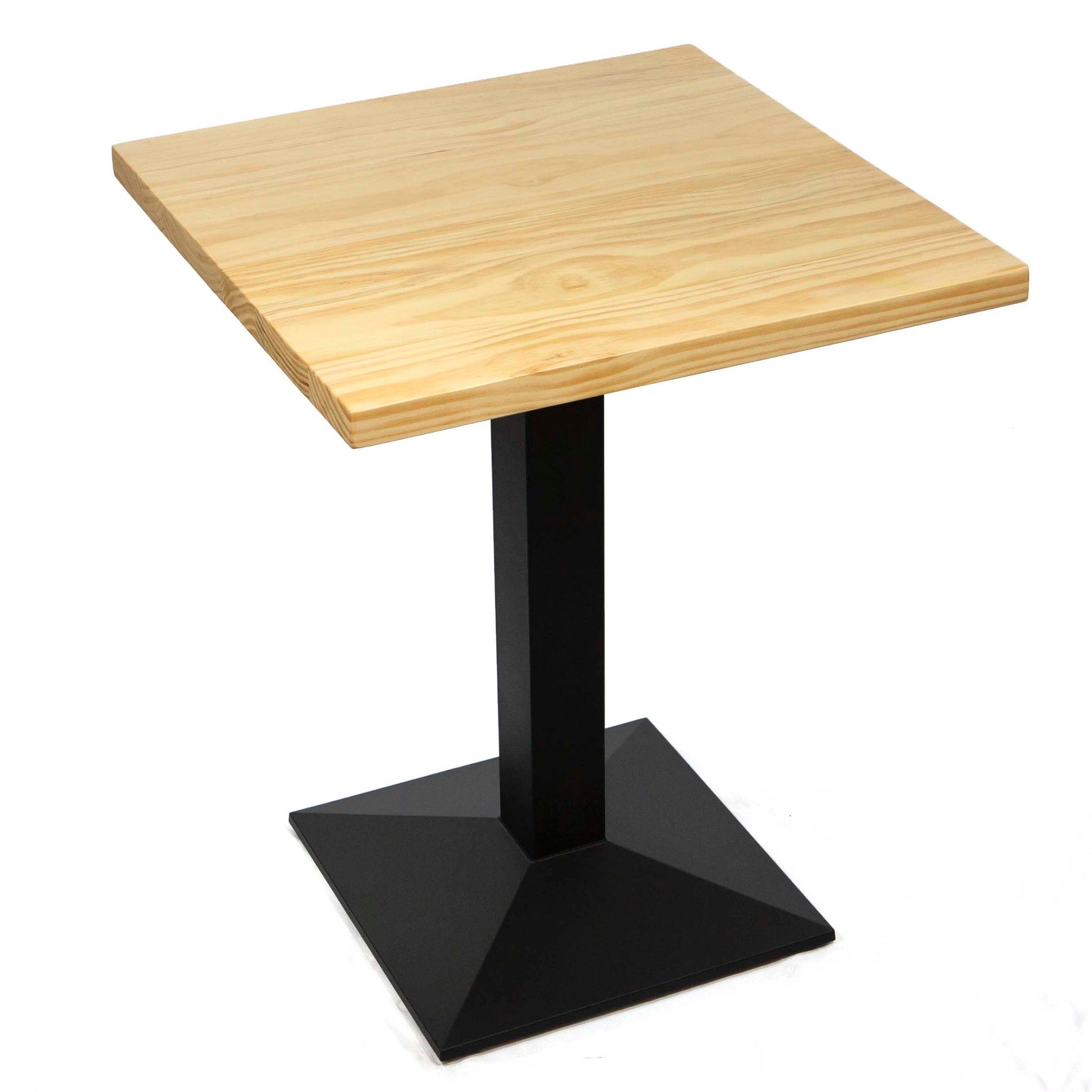 square solid pine wood restaurant tables