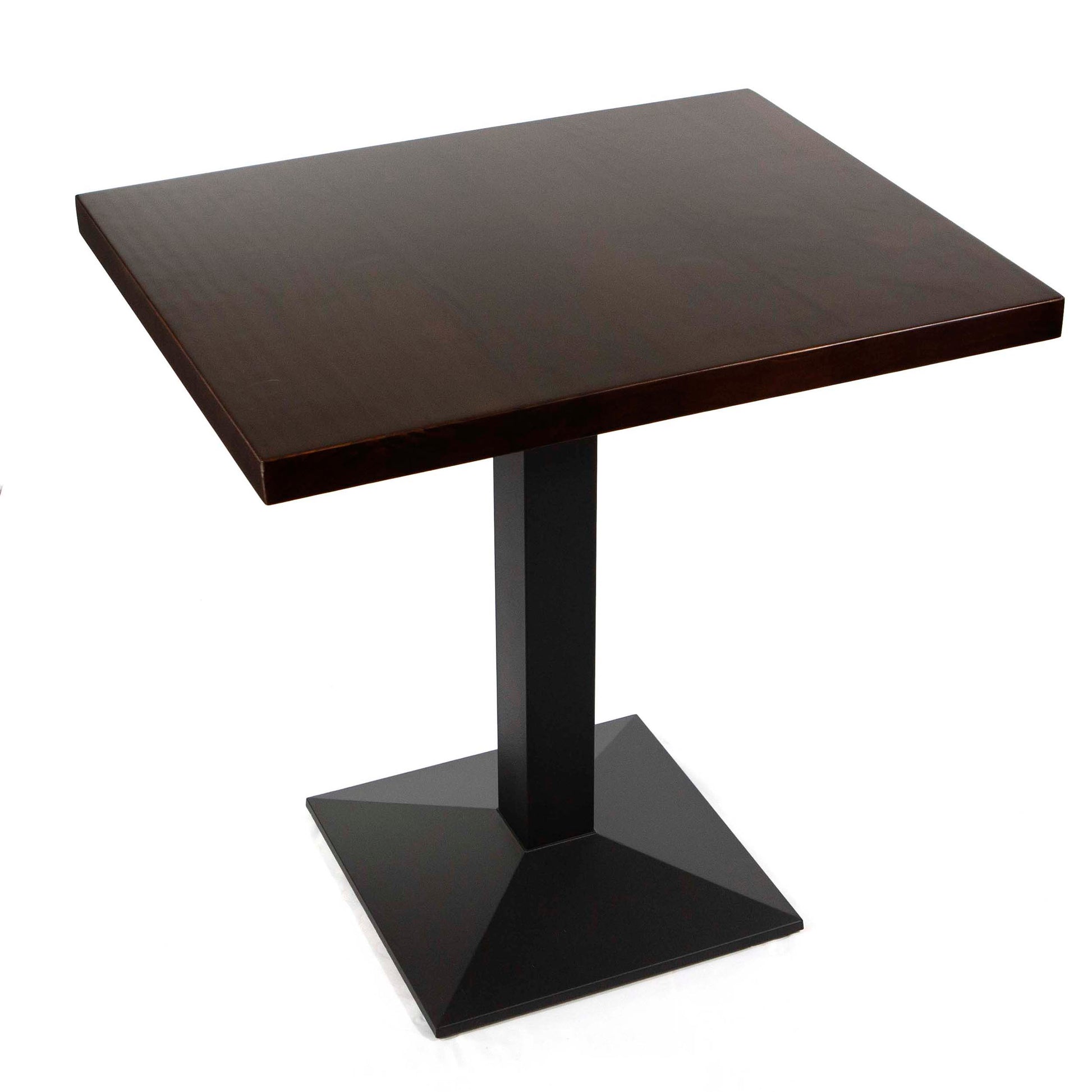24 x 30" solid pine wood restaurant cafe table