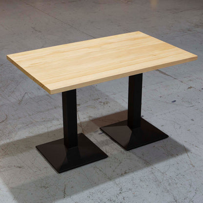 solid pine wood restaurant tables, natural color