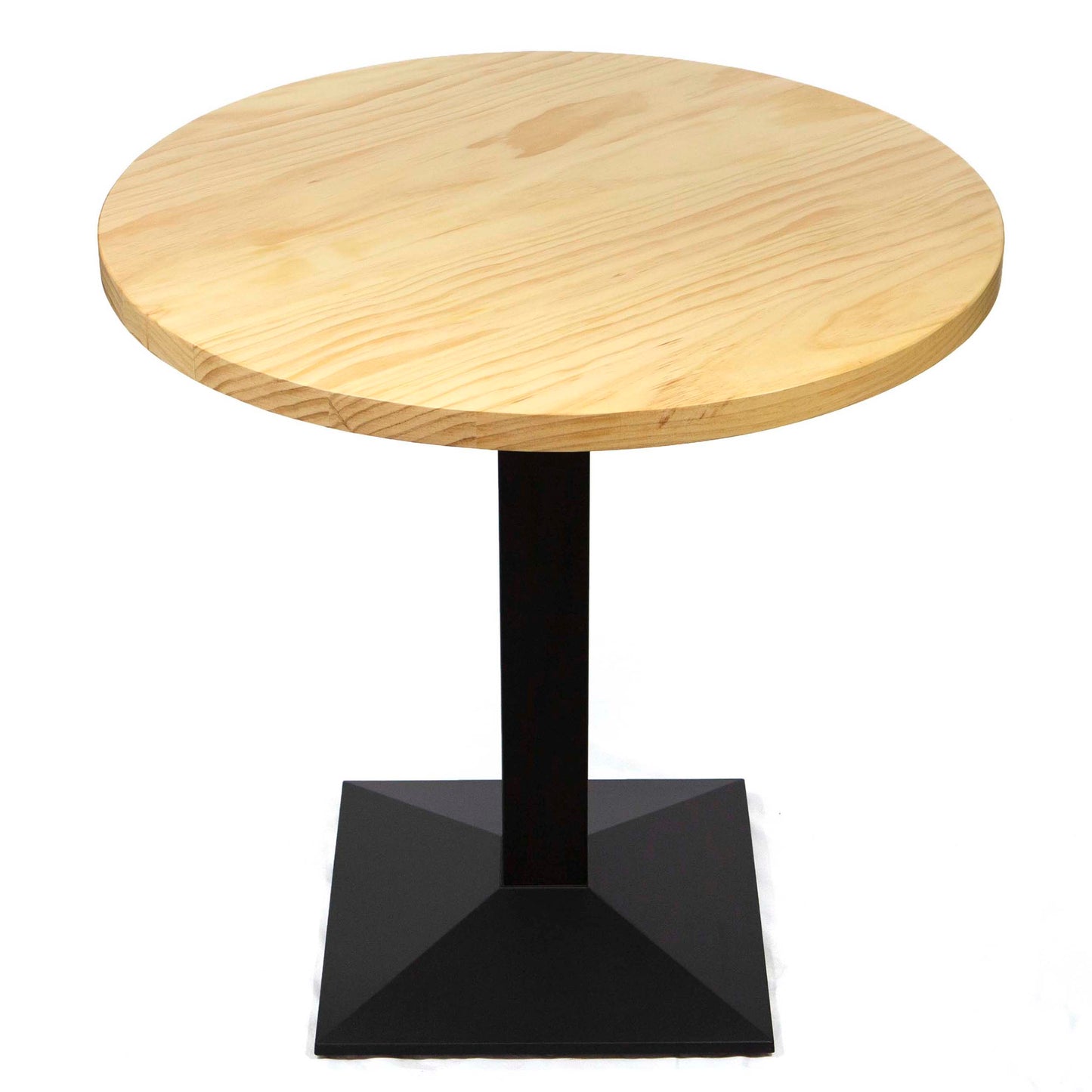 J11PD30NT solid pine wood round restaurant table