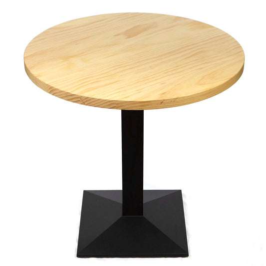 J11PD30NT solid pine wood round restaurant table