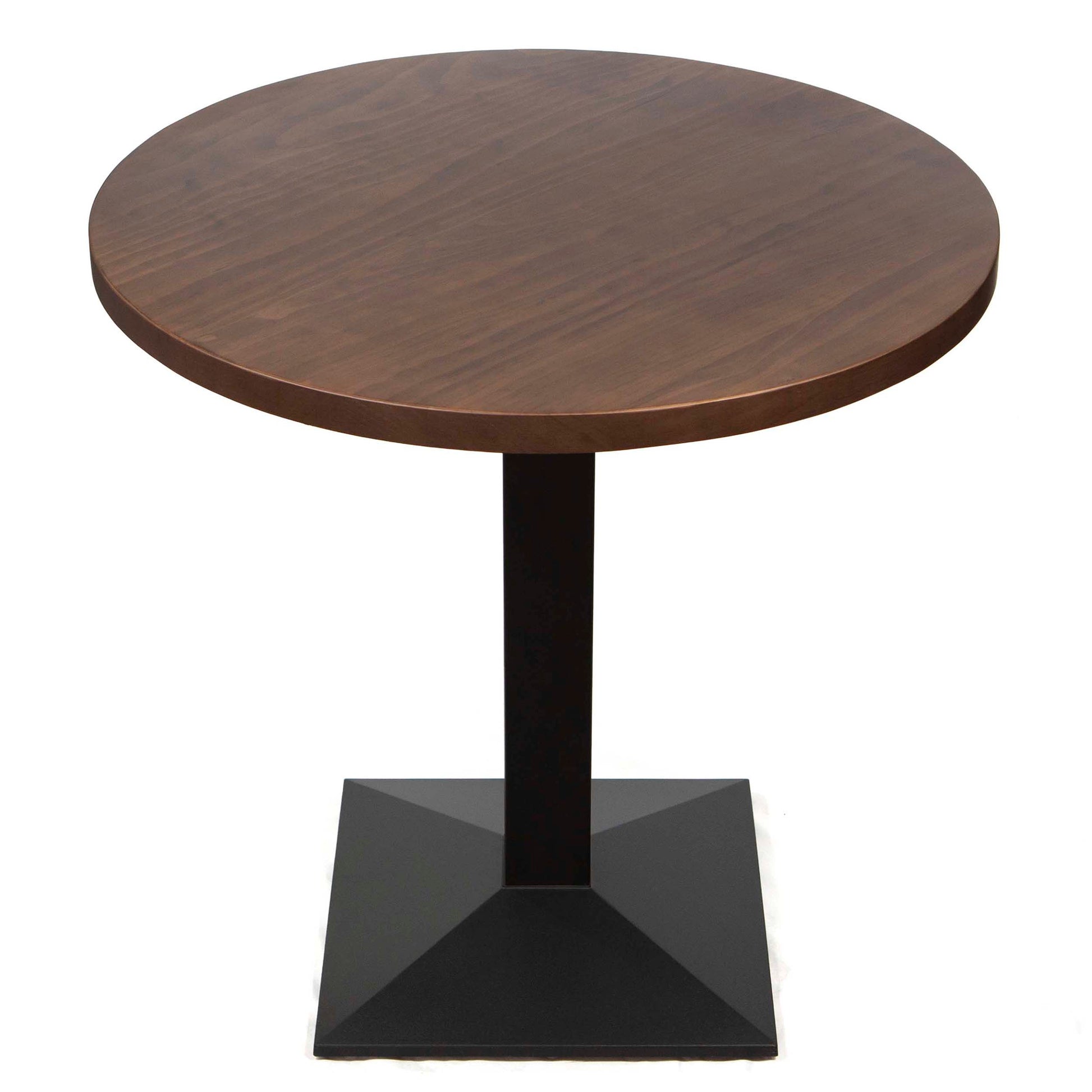 J11PD30WN solid pine wood round restaurant table