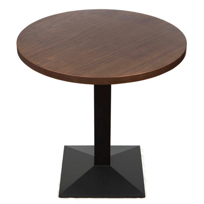 J11PD30WN solid pine wood round restaurant table