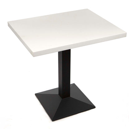 white solid quartz restaurant tables
