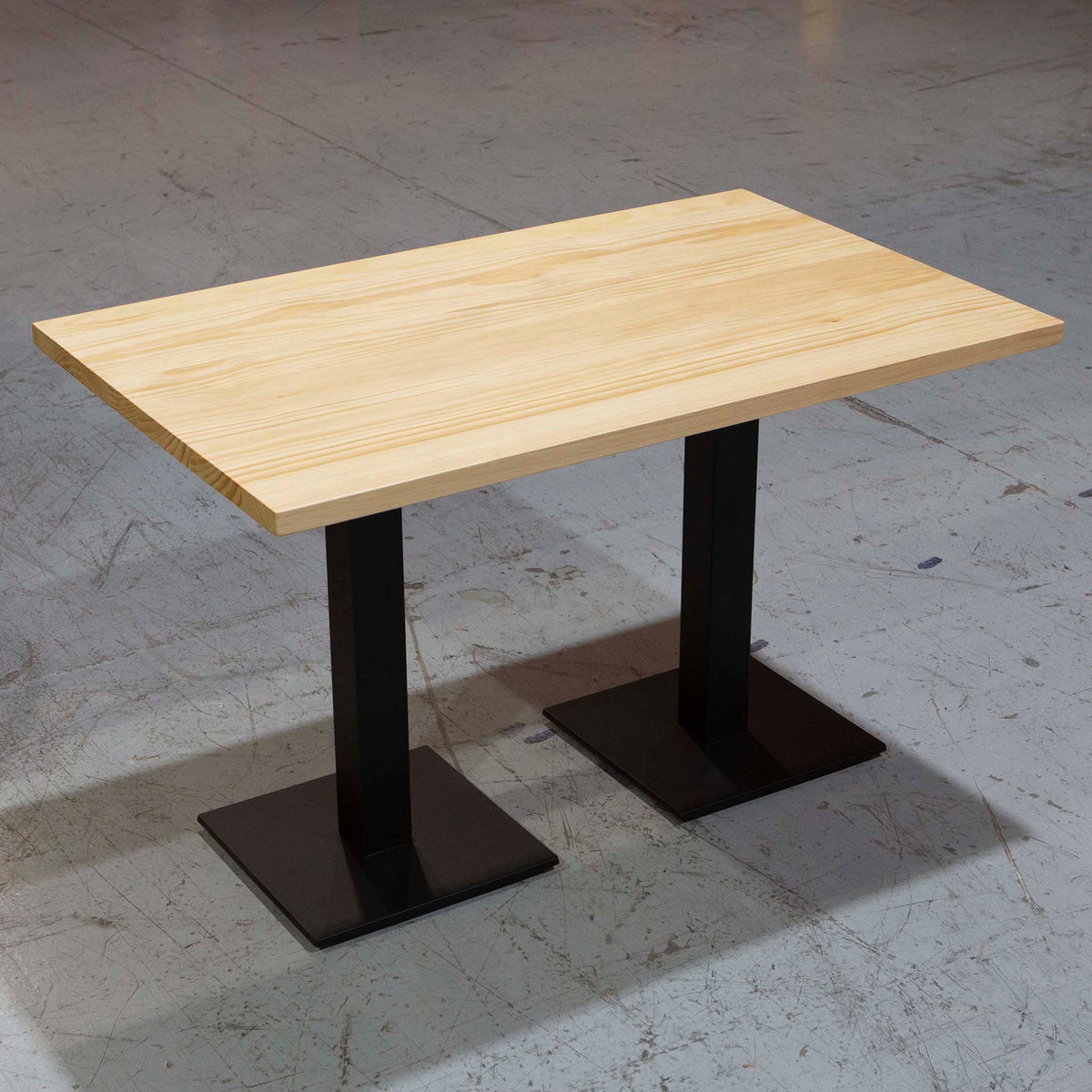 solid pine wood restaurant tables, natural color
