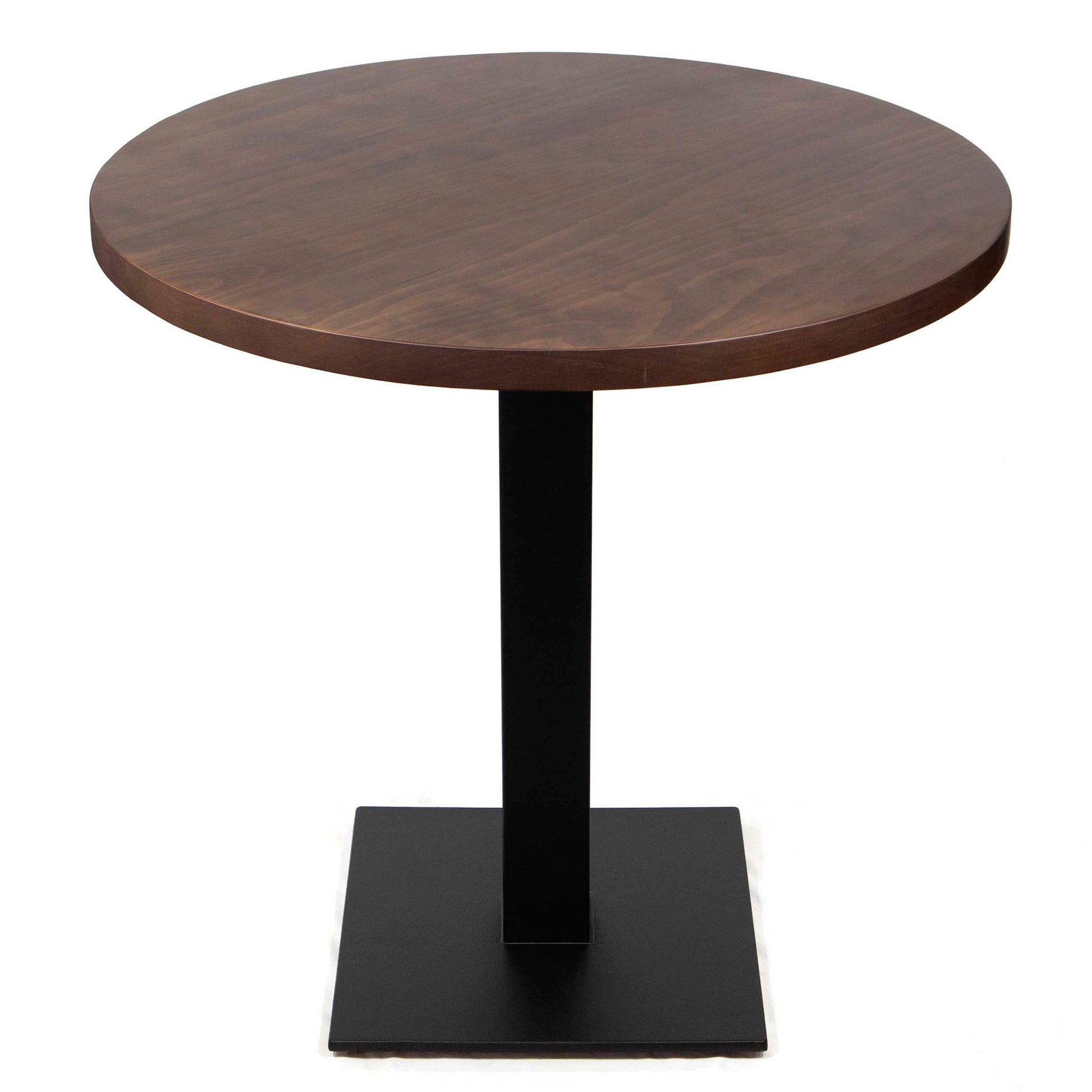 solid pine wood round restaurant tables