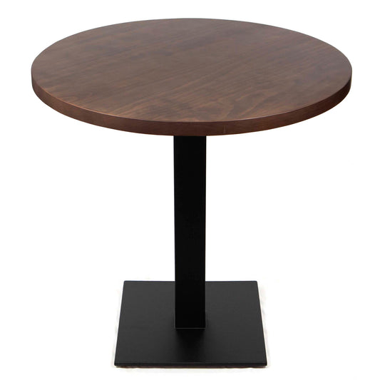 solid pine wood round restaurant tables