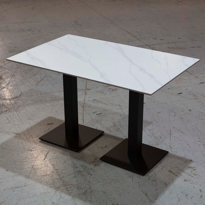 white color sintered stone restaurant tables