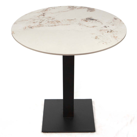 30" round sintered stone restaurant tables