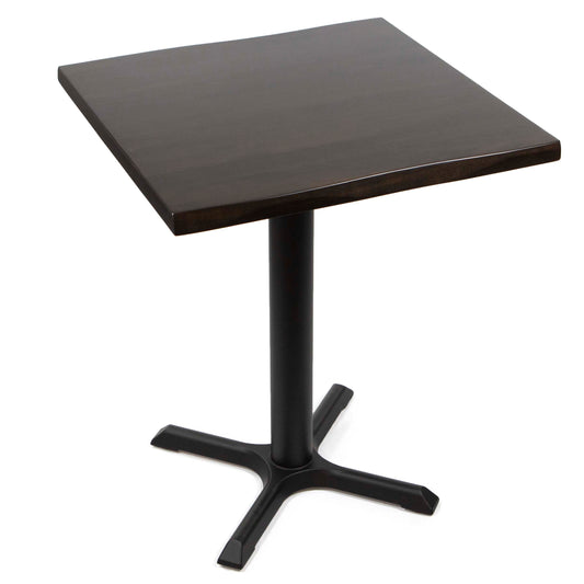 24 x 24" European beech hardwood bistro cafe table