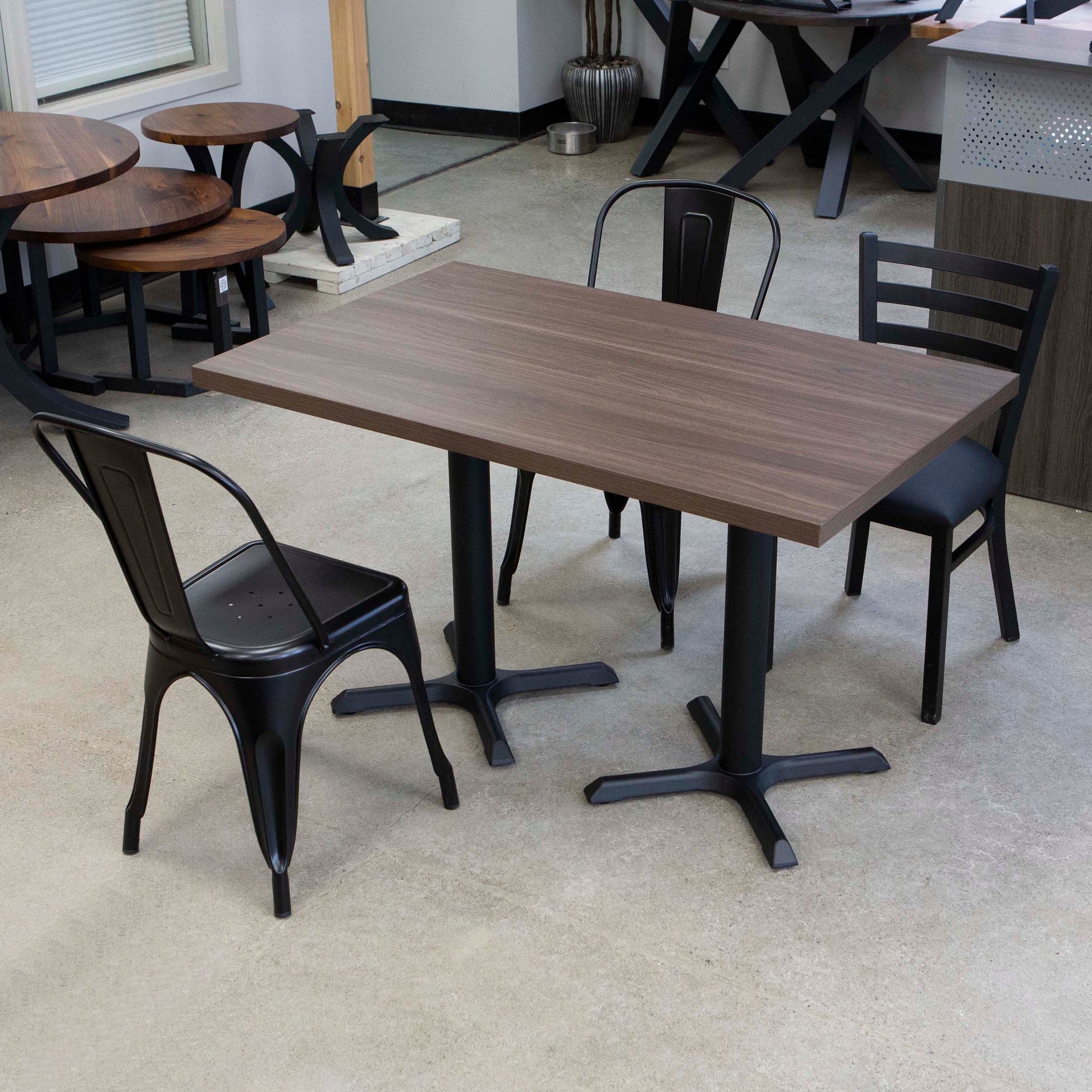 restaurant tables and chairs