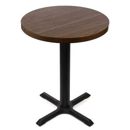 24" round melamine board bistro cafe table