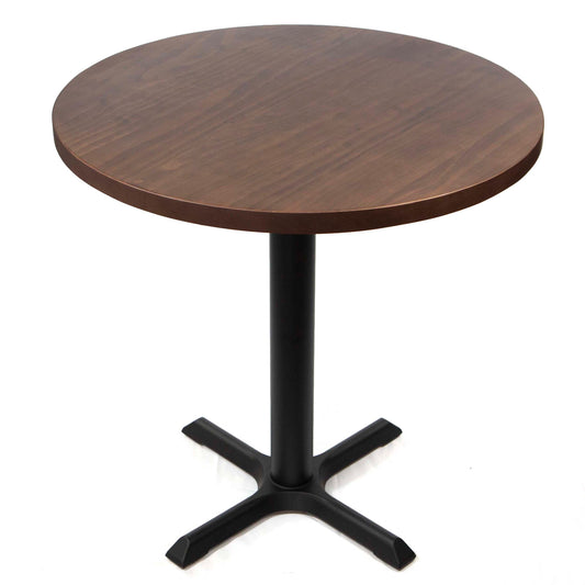 round solid pine wood bistro cafe tables