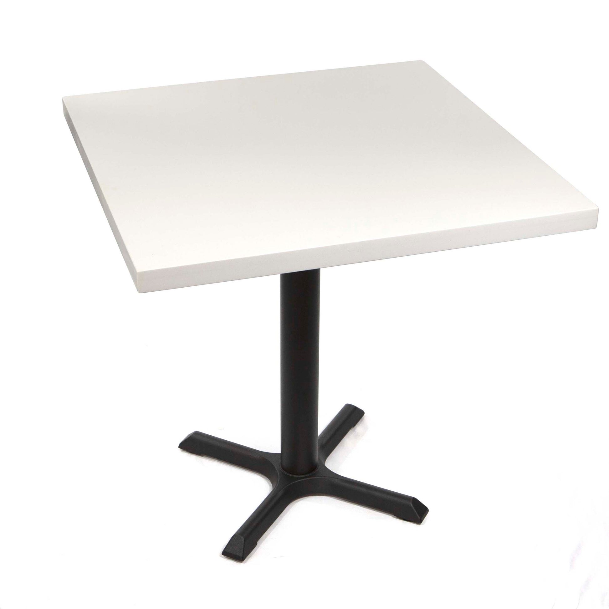 white solid quartz restaurant tables