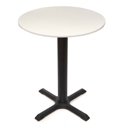 round white quartz cafe tables