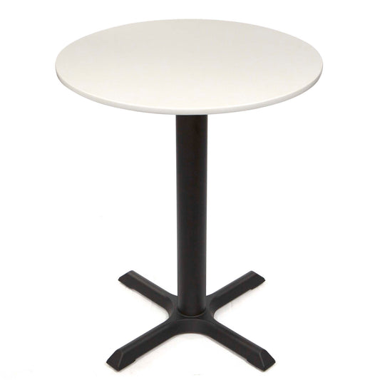 round white quartz cafe tables