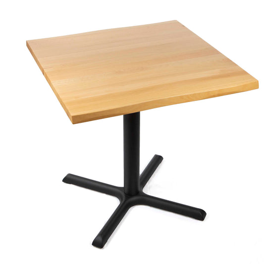 30" x 30" solid European beech restaurant cafe table