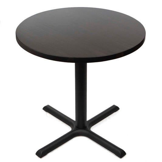 30" round solid European beech hardwood restaurant bistro cafe table