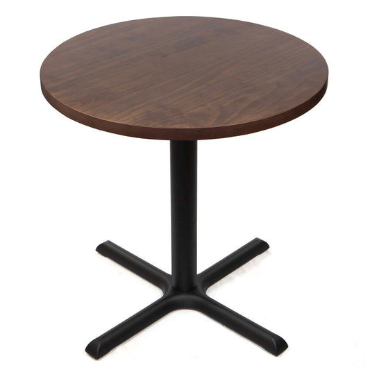 solid pine wood round restaurant tables