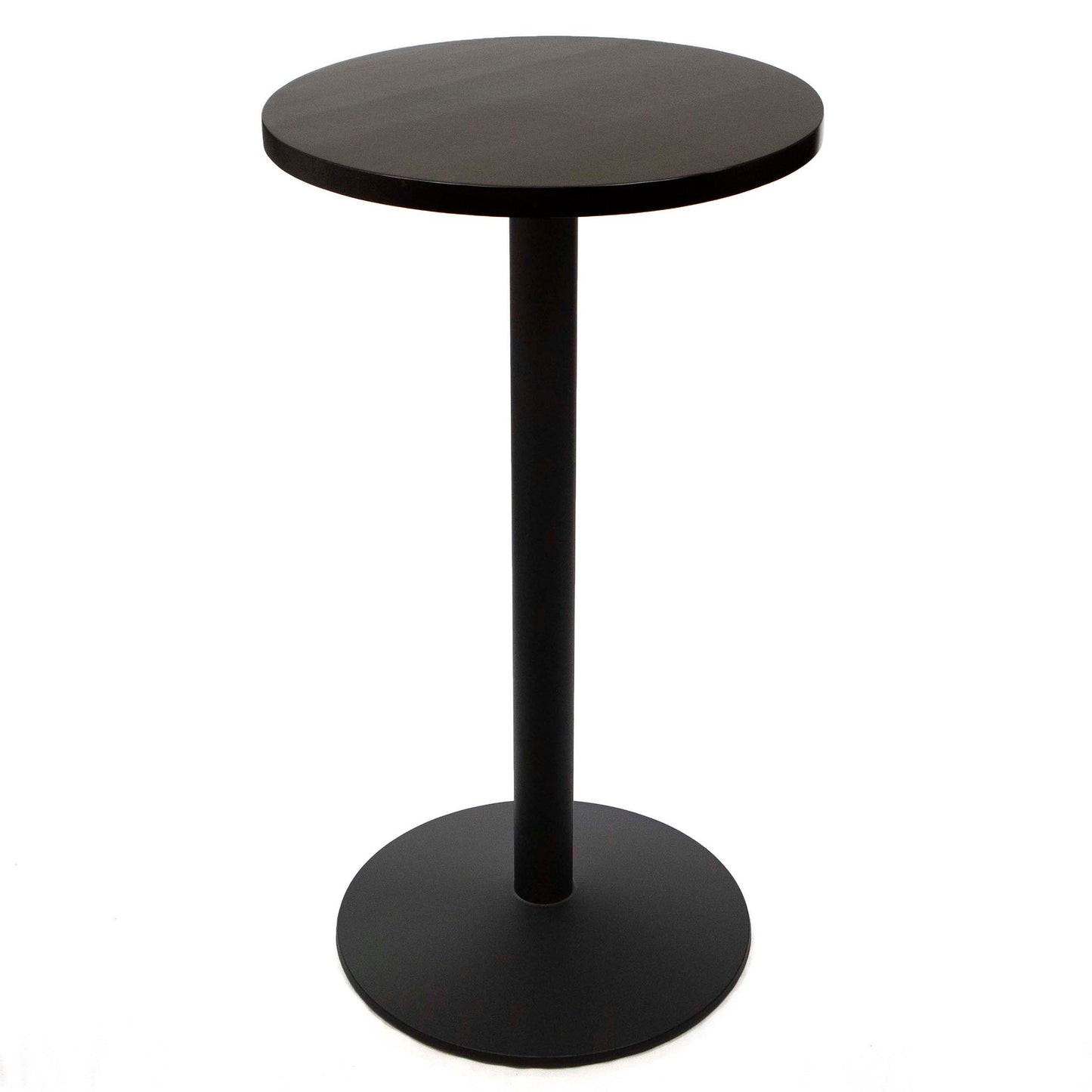 24" round solid European beech hight top bar table