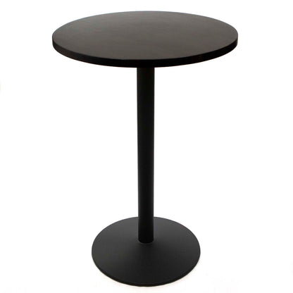 30" round solid European beech high top bar table
