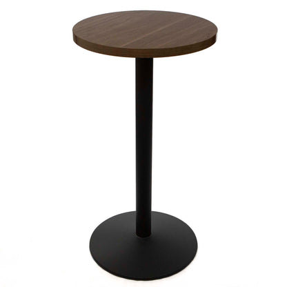 24" round melamine board high top bar table