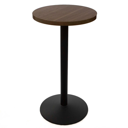 24" round melamine board high top bar table
