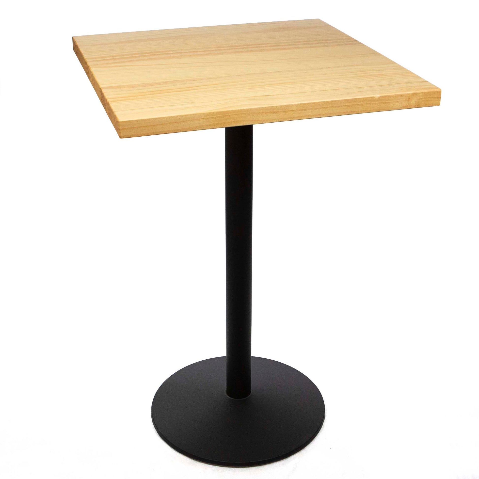 30" x 30" solid pine bar height bistro table