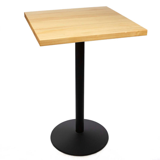 30" x 30" solid pine bar height bistro table