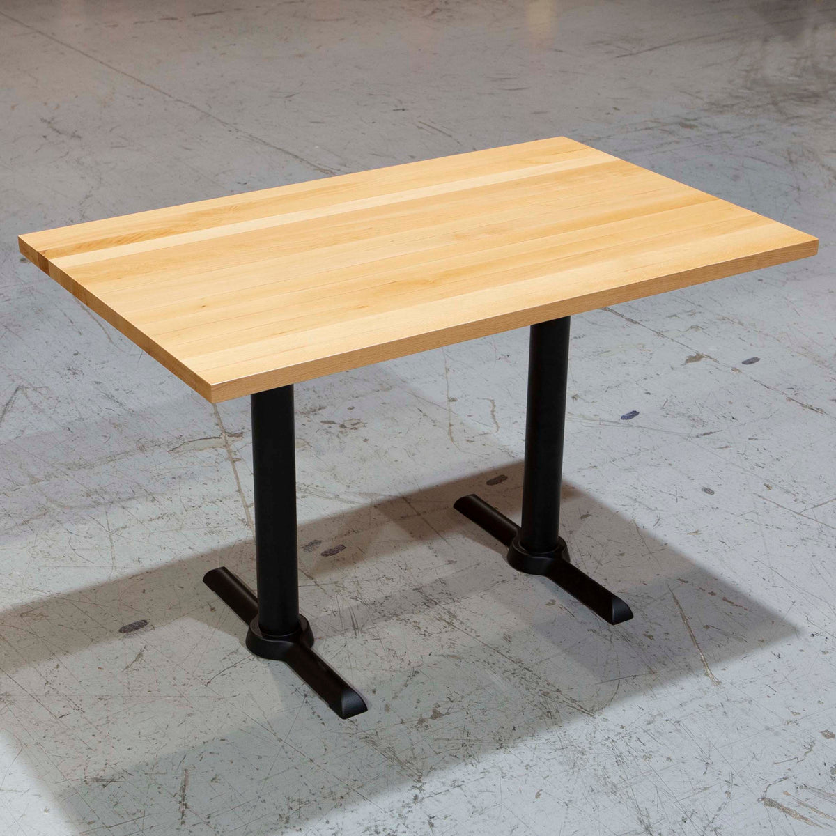 solid European beech restaurant tables