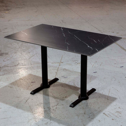 black color sintered stone restaurant tables