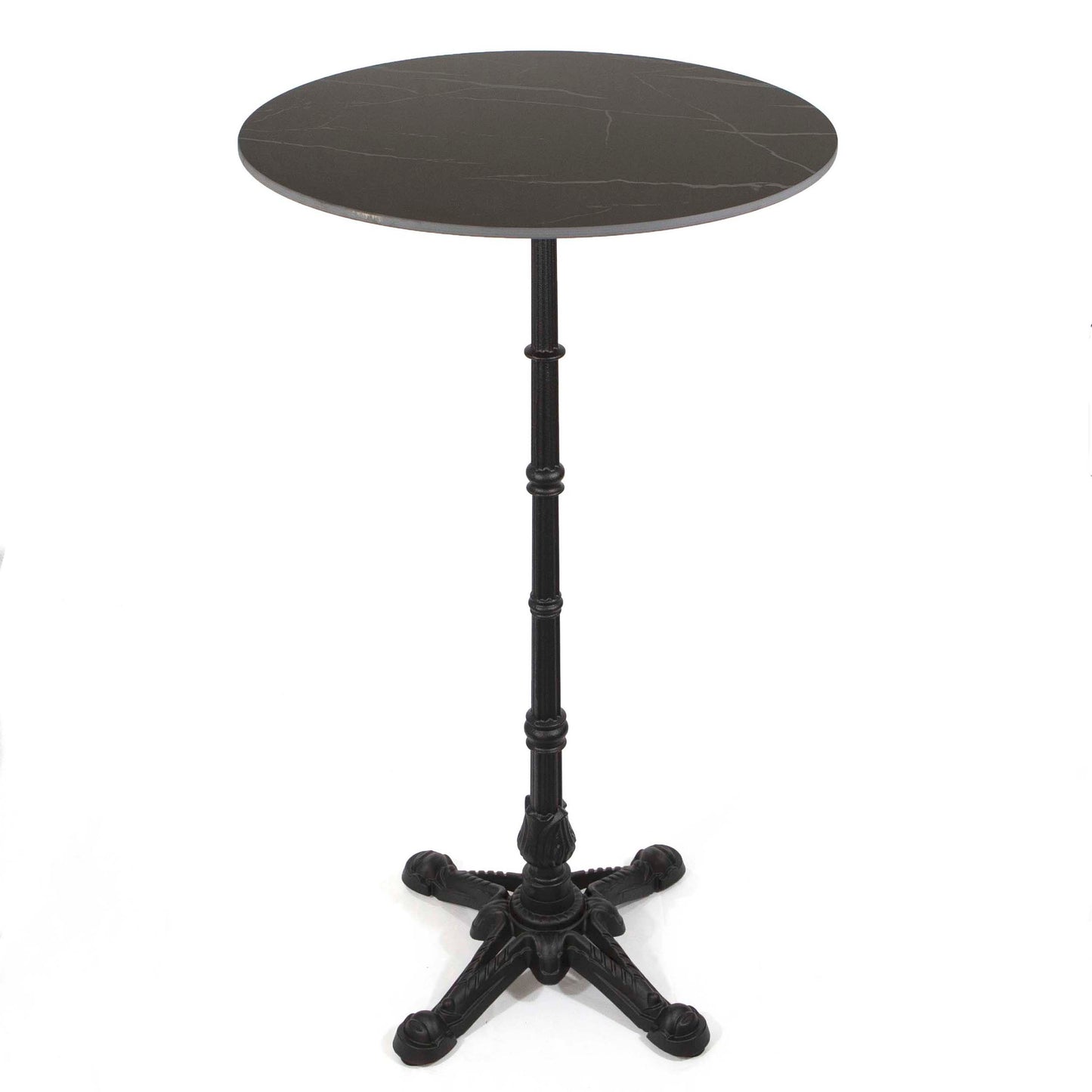 24" round sintered stone bar height bistro table