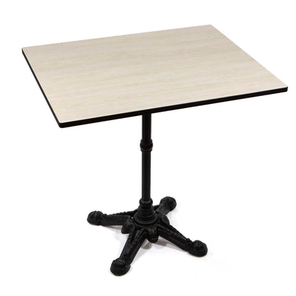 24" x 30" HPL restaurant cafe table