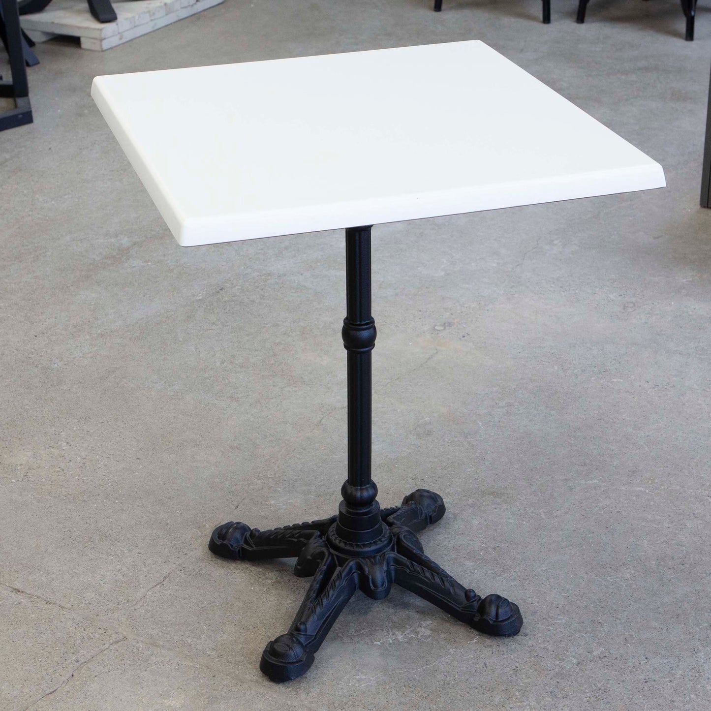 square outdoor melamine board restaurant cafe table