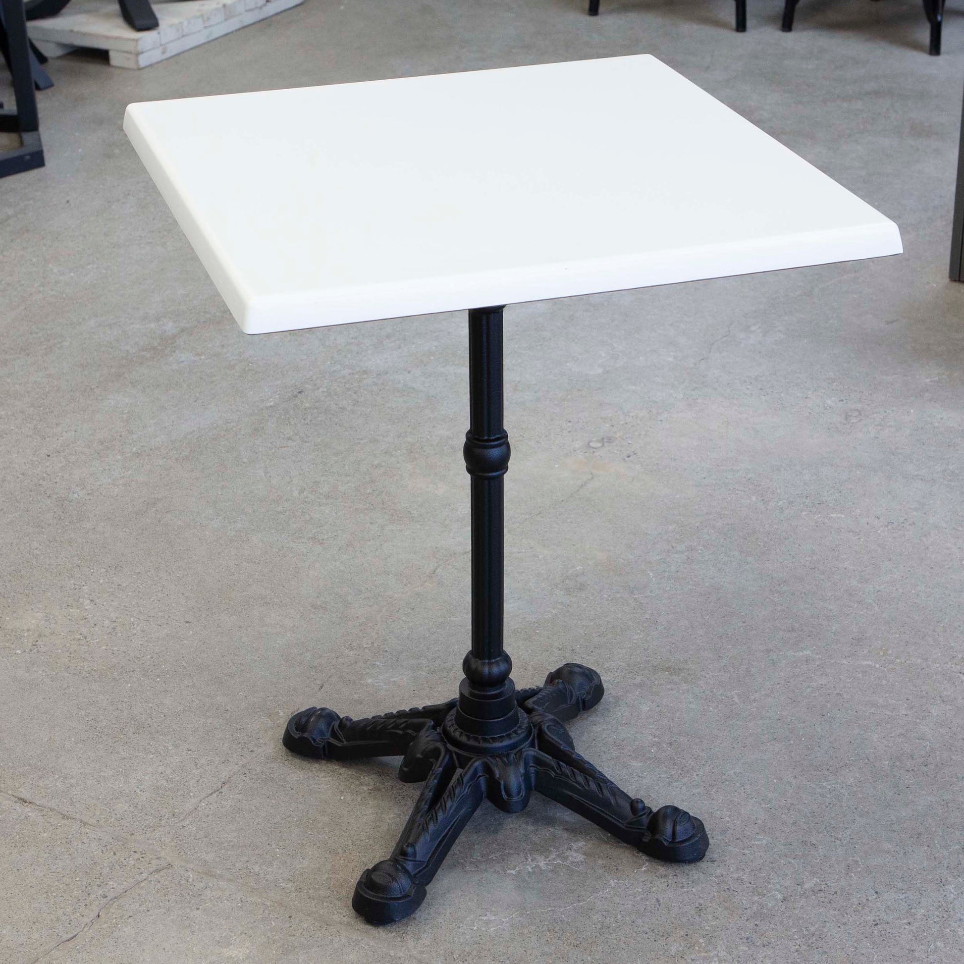 square outdoor melamine board restaurant cafe table