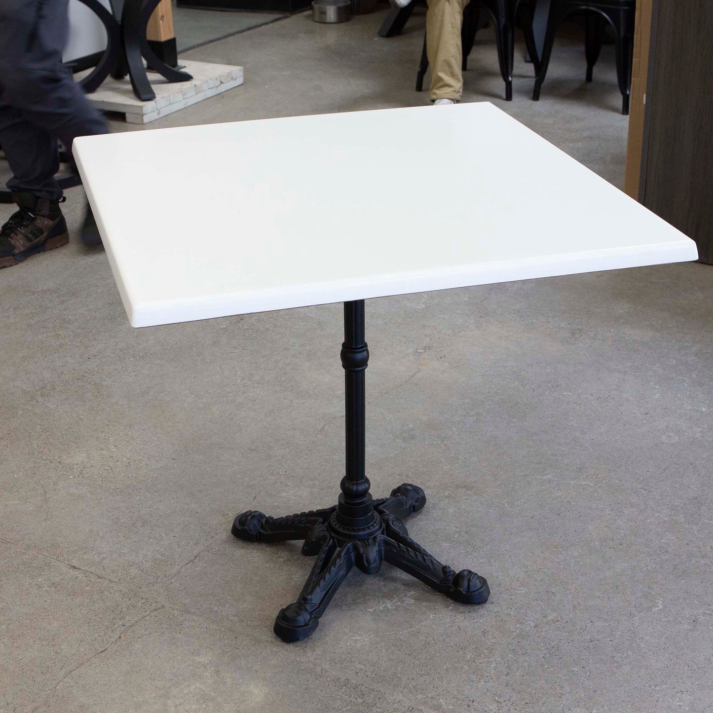 square outdoor melamine board restaurant cafe tables