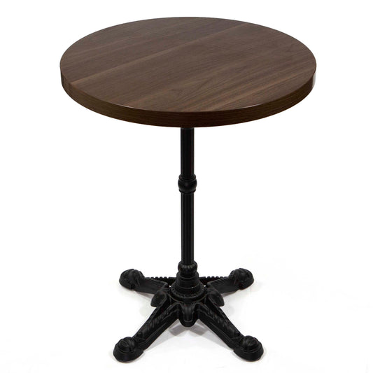 24" round melamine board bistro cafe table
