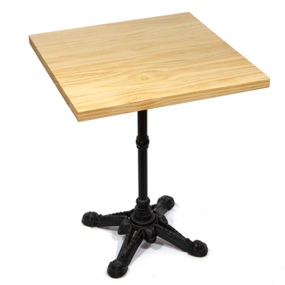square solid pine wood restaurant tables
