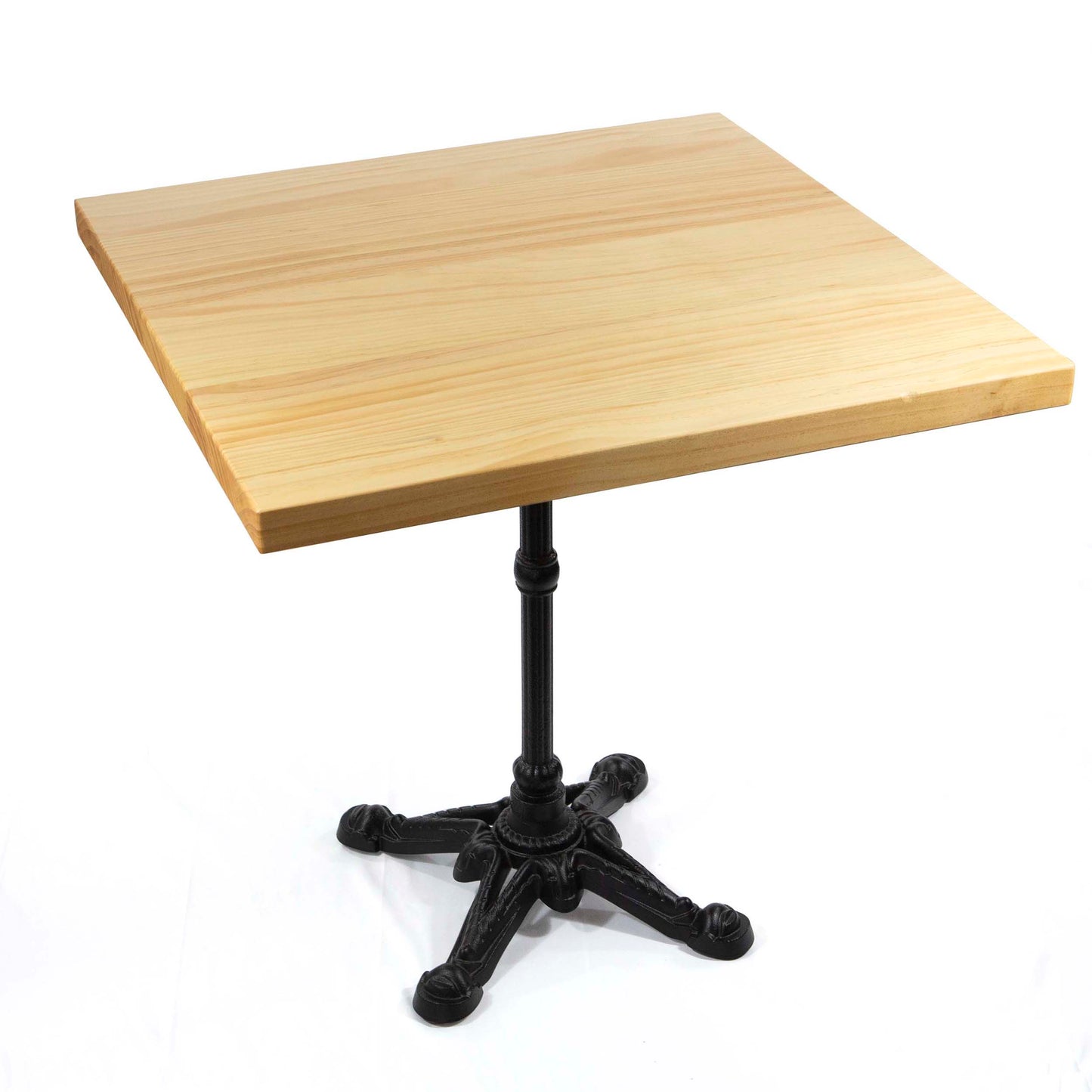 30 x 30" solid pine restaurant cafe table