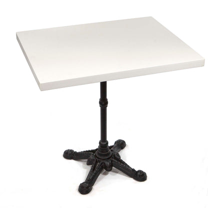 white quartz restaurant tables