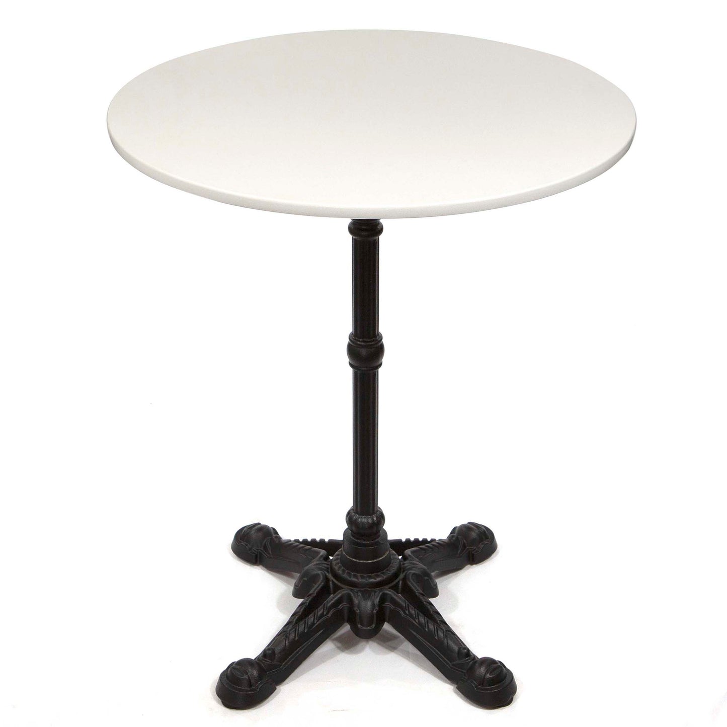 round white quartz cafe tables