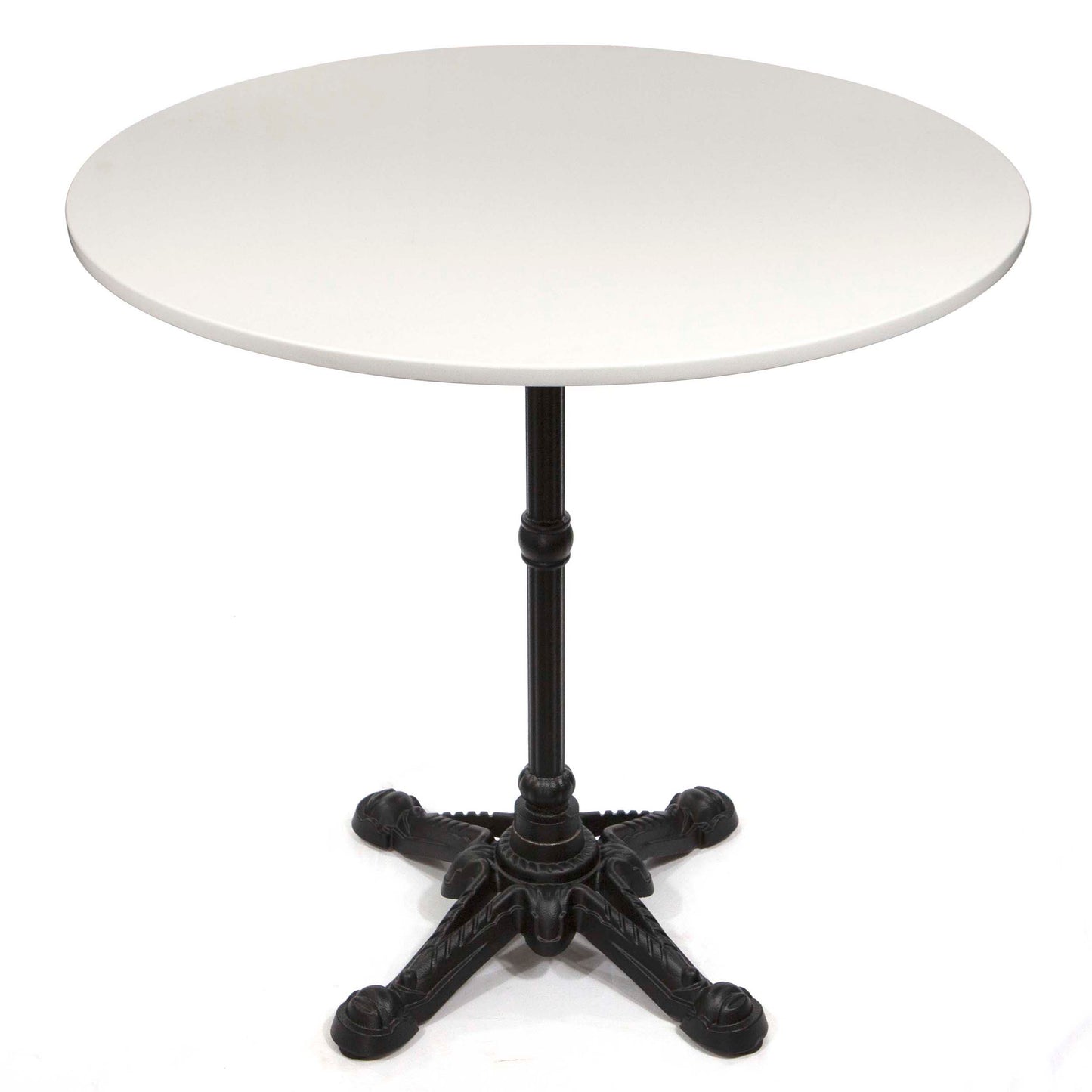round white quartz restaurant tables