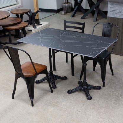 sintered stone restaurant tables and chairs